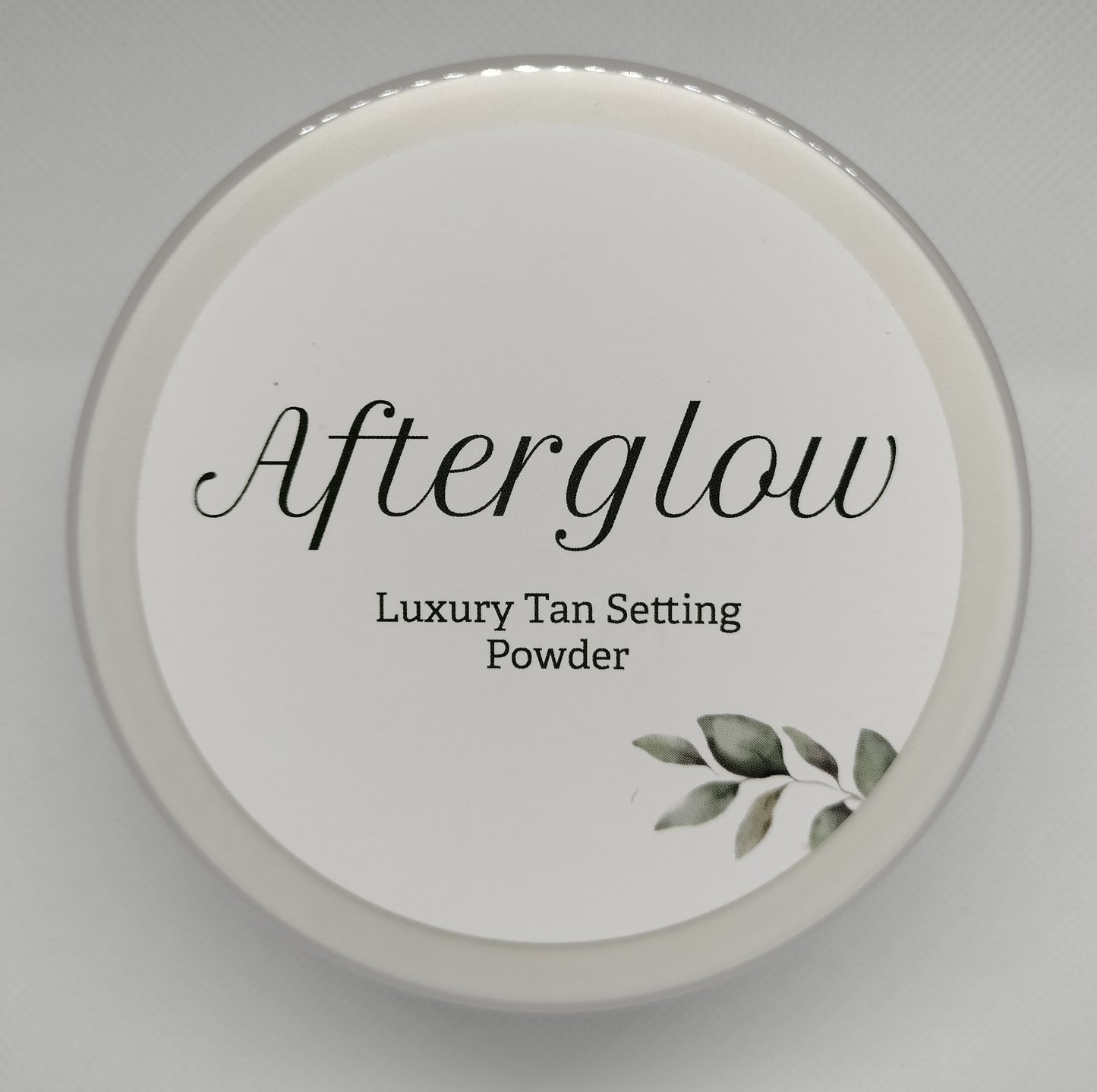 tan setting powder applied after self tan