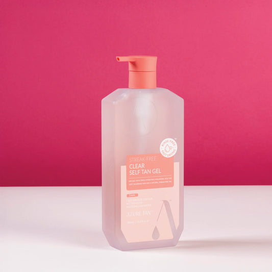 Streak Free Clear Self Tan Gel 500ml | Azure Tan