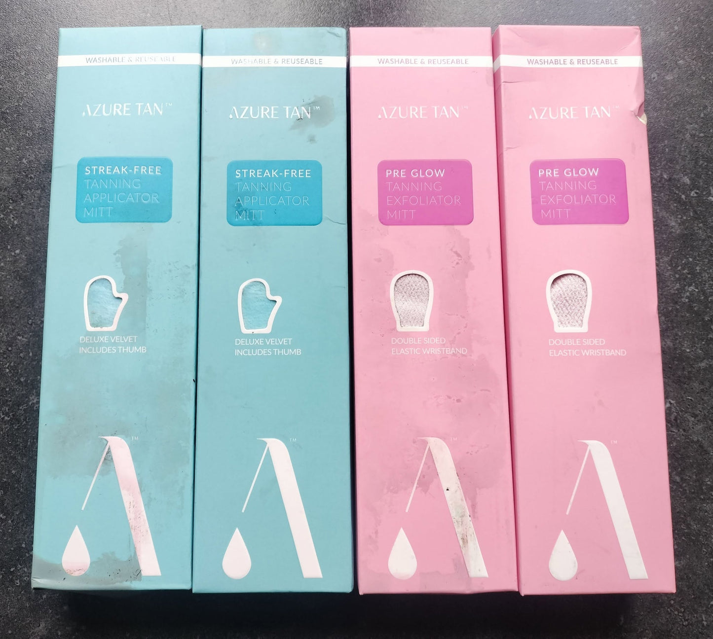 Exfoliating Mitt & Tan Application Mitt - DAMAGED PACKAGING | Azure Tan