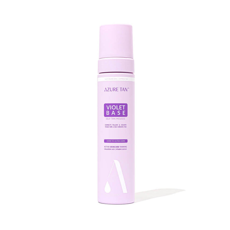 Self tan mousse – violet base Dark to ultra dark | Azure Tan