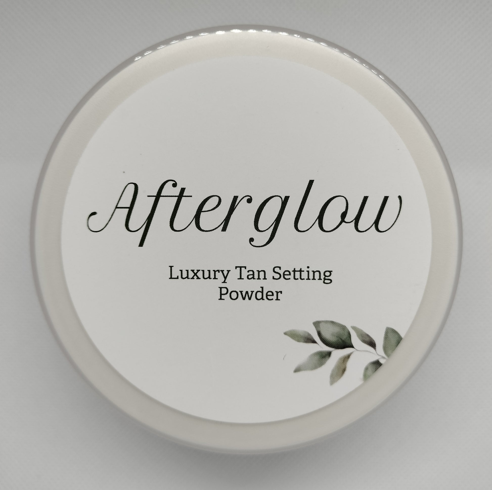 tan setting powder applied after self tan