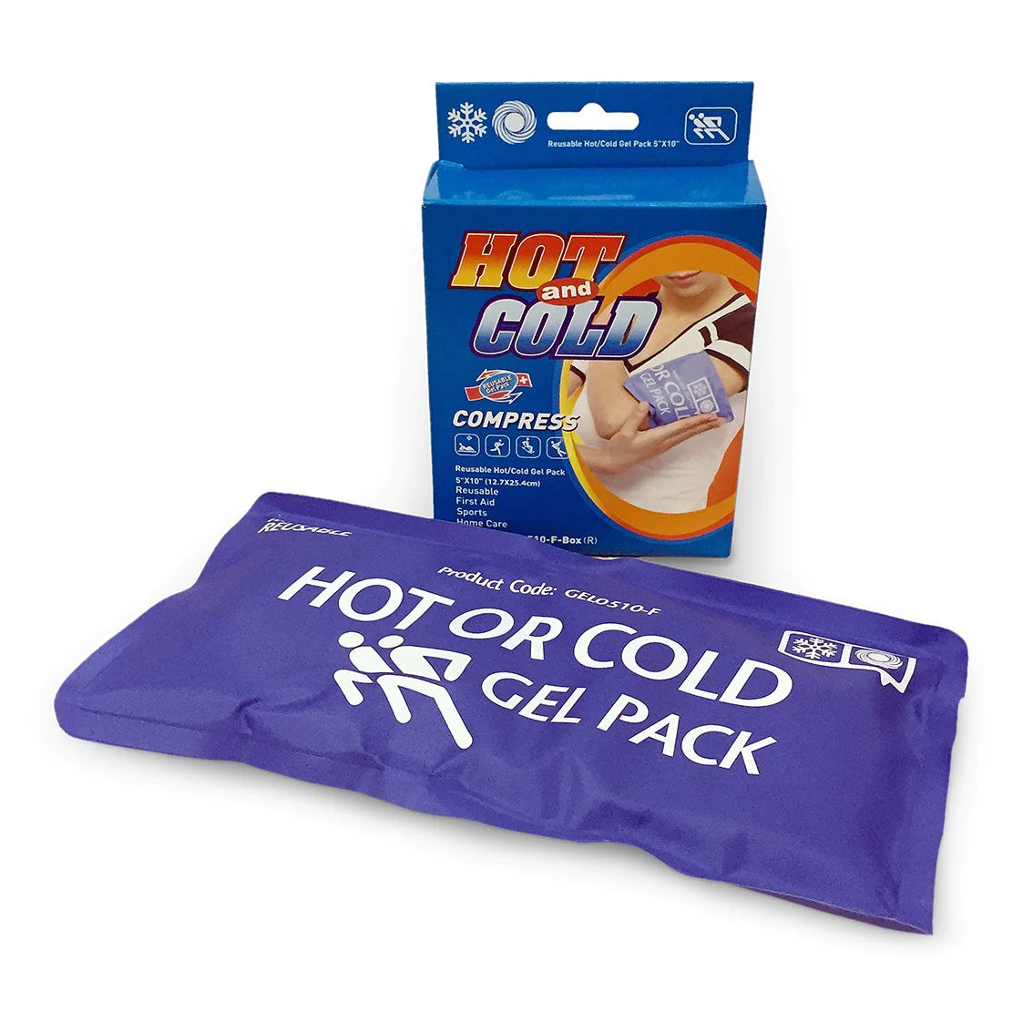 hot and cold gel compress reusable therapy pack