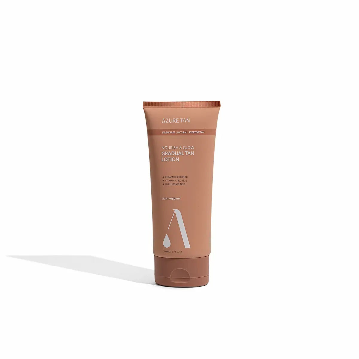 gradual tan lotion natural glowing skin light medium