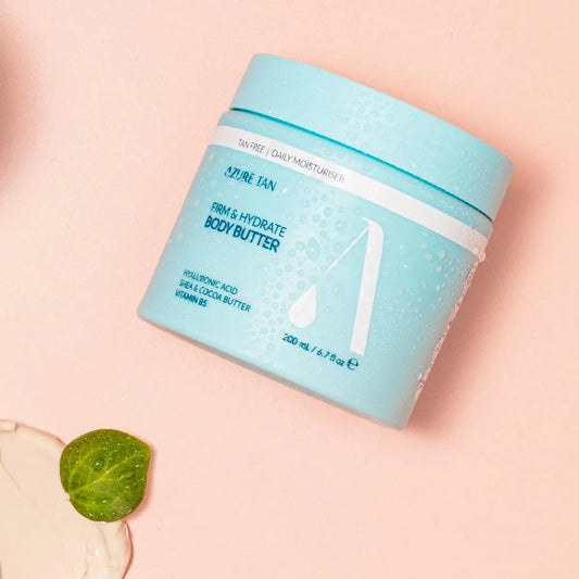 tan free body butter hydrate skin Azure Tan